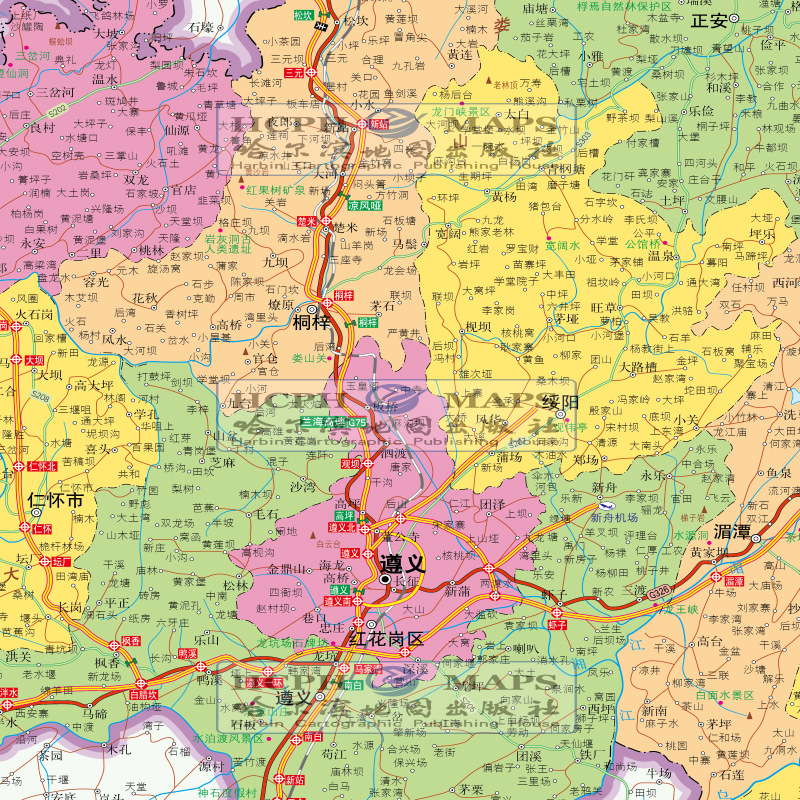 遵义市最新地图全图，科技驱动探索，无限未来可期